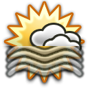 Mostly clear Dense fog